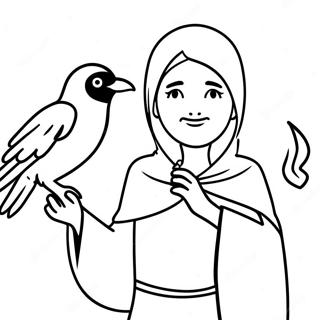Raven Spreuken Uitspreken Kleurplaat 58655-12833