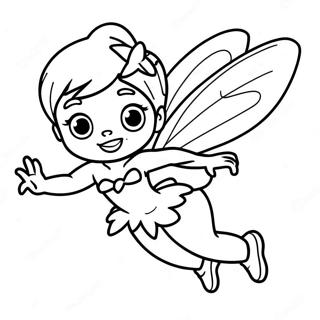 Tinker Bell Vliegend In De Lucht Kleurplaat 60311-13212