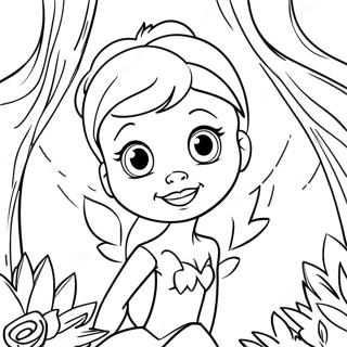 Tinker Bell In Een Magisch Bos Kleurplaat 60315-13227