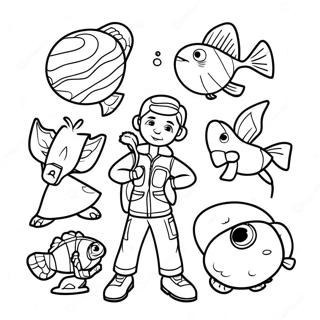 Wild Kratts Kleurplaten