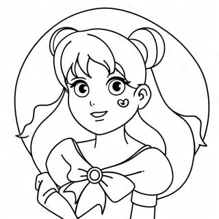 Sailor Venus Met Liefde En Schoonheid Kleurplaat 60765-13346