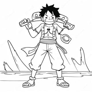 Luffy Kleurplaten