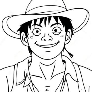 Luffy In Piratenoutfit Kleurplaat 60853-13351