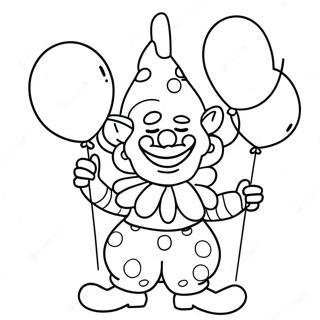 Clown Kleurplaten