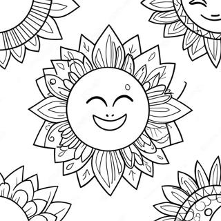 Boho Zon En Maan Kleurplaat 62701 13861