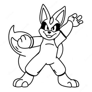 Lucario In Strijdhouding Kleurplaat 62789-13866