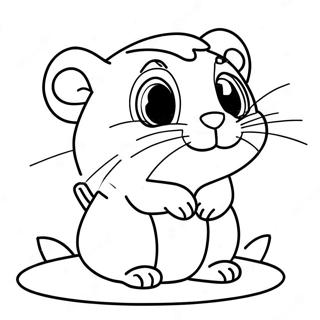 Kleurige Littlest Pet Shop Hamster Kleurplaat 63891 14173
