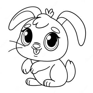 Speelse Littlest Pet Shop Konijn Kleurplaat 63892 14177
