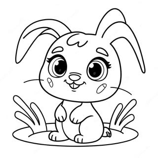 Speelse Littlest Pet Shop Konijn Kleurplaat 63892 14179
