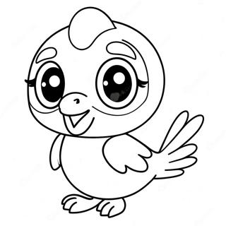 Charmante Littlest Pet Shop Vogel Kleurplaat Kleurplaten
