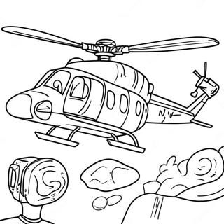 Call Of Duty Helicopter In Actie Kleurplaat 64251 14254