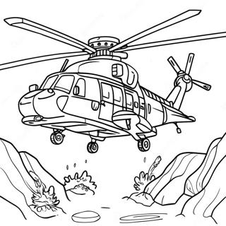 Call Of Duty Helicopter In Actie Kleurplaat 64251 14255