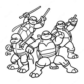 Ninja Turtles Kleurplaten