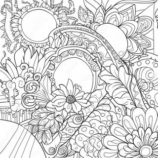 Creatieve Doodle Kleurplaat 65724-14373