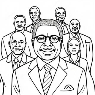 Kleurplaat Van Inspirerende Zwarte Leiders 67163-14692