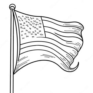 Vintage Vlag Kleurplaat 67335 14734