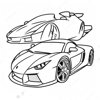 Luxe Supercar Sportauto Kleurplaat 67974-14876