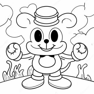 Cuphead Baas Gevecht Kleurplaat 68409 14977