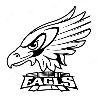 Kleurplaat Van Het Logo Van De Philadelphia Eagles 68494-14990