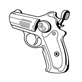 Cartoonachtige Speelgoedpistool Kleurplaat 69768-15273