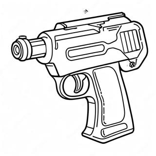 Futuristisch Laserpistool Kleurplaat 69770-15283