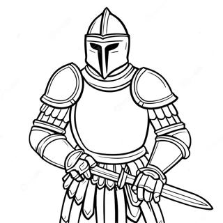 Ridder Met Een Zwaard Kleurplaat 69863 15304