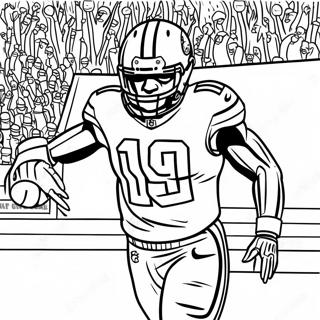 Tyreek Hill Touchdown Viering Kleurplaat 70318-15402