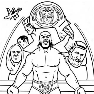Kleurplaat Van Wwe Kampioenschapswedstrijd 70855-15510