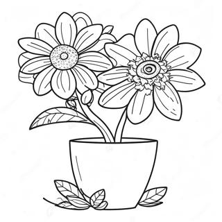 Prachtige Woensdag Bloemen Kleurplaat 7103 316