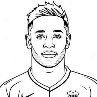 Neymar Kleurplaat 71880-15746