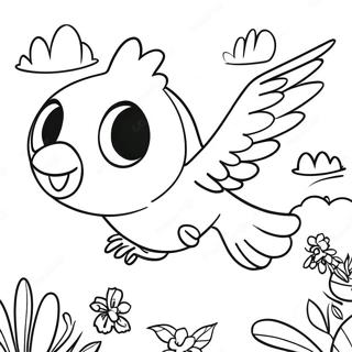 Rio Vrienden Vliegend Kleurplaat 72189-16002