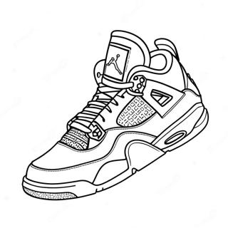 Jordan 4 Sneaker Kleurplaten