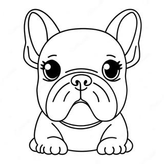 Franse Bulldog Kleurplaat 72336-16108