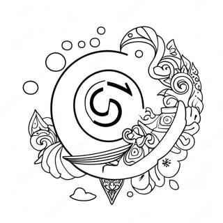 Kleurrijke Tiktok Logo Kleurplaat 72442-16197