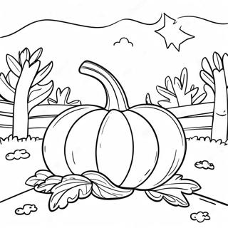 Oogst Pompoenpatch Kleurplaat 72469-16221