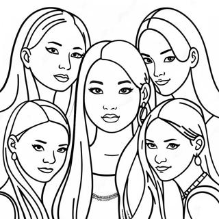 Blackpink Kleurplaat 72542-16267