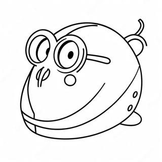 Grappige Computer Muis Met Grote Ogen Kleurplaat 72779-16463