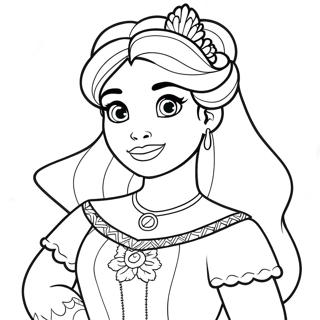 Kleurplaat Van Elena Van Avalor 72827-16488