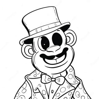 Glamoureuze Glamrock Freddy Kleurplaat 73060 16671