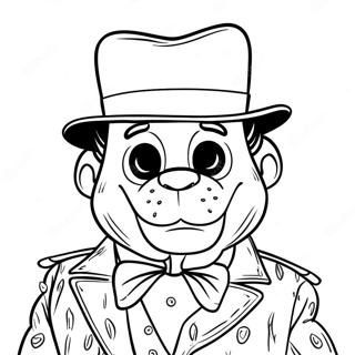 Glamoureuze Glamrock Freddy Kleurplaat 73060 16672