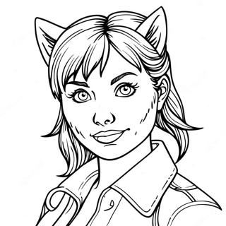 Sluwe Roxanne Wolf Kleurplaat 73063 16684