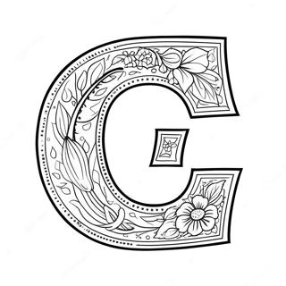 Letter G Kleurplaten