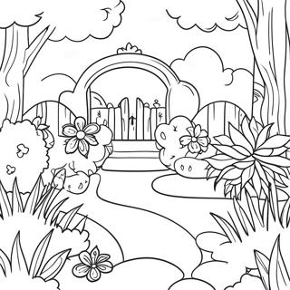 Prachtige Tuin Kleurplaat 73138 16733