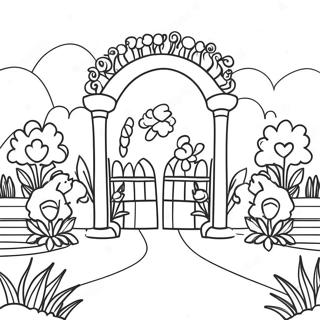 Prachtige Tuin Kleurplaat 73138 16735