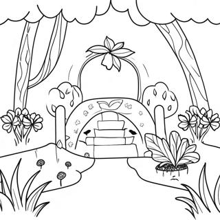 Prachtige Tuin Kleurplaat 73138 16736