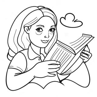 Lezen Kleurplaat Kleurplaten