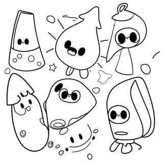 Bfdi Personages Kleurplaat 73214-16790