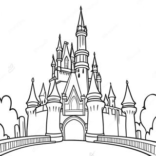 Disney Kasteel Kleurplaat 73342-16888