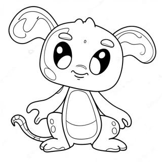 Goo Jit Zu Rekbare Personages Kleurplaat 73445-16976