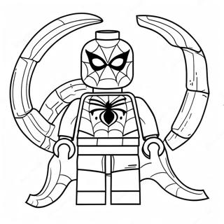 Lego Spiderman Kleurplaten